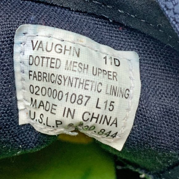 POLO RALPH LAUREN Vaughn Blue Dotted Mesh Skate Sneakers - Picture 4 of 10